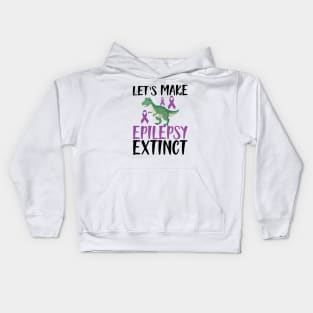 Epilepsy - Let's make epilepsy extinct Kids Hoodie